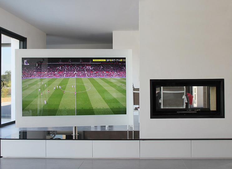 Glass Media Sala Suit Branco