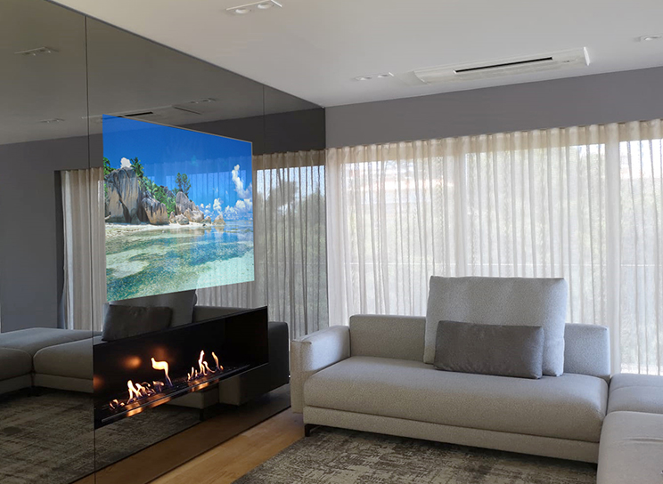 Glass Media Sala Prive Illusion Bioetanol